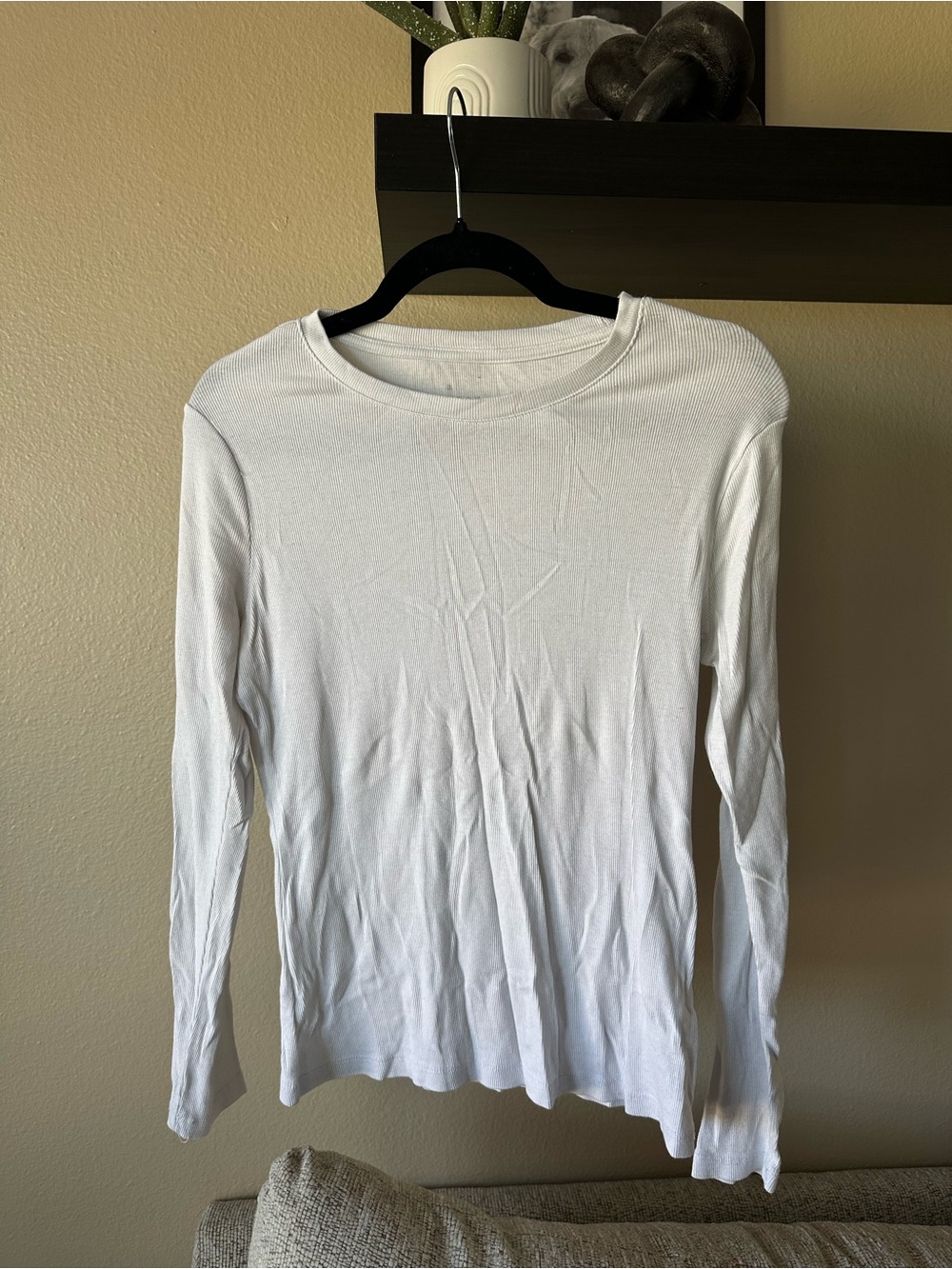 a new day White Long-Sleeve Crewneck Top